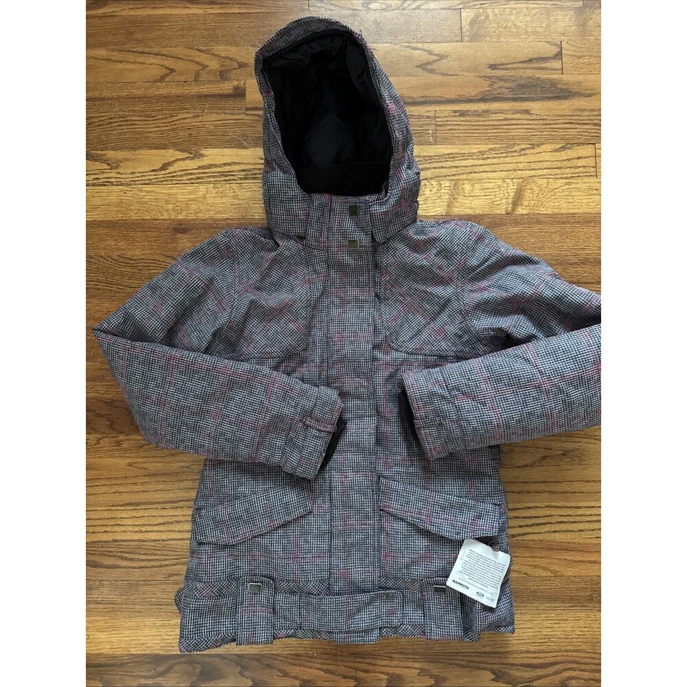 New Powder Room Phantom Primaloft Floral Ski Snowboard Jacket Size S